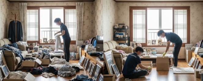 속초 고독사청소중