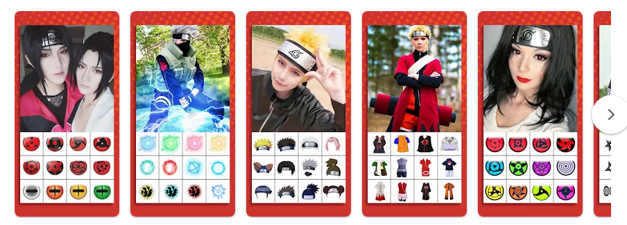 Sharingan Eyes Camera Anime, 만화경 사륜안 효과로 애니메이션 눈 만들기