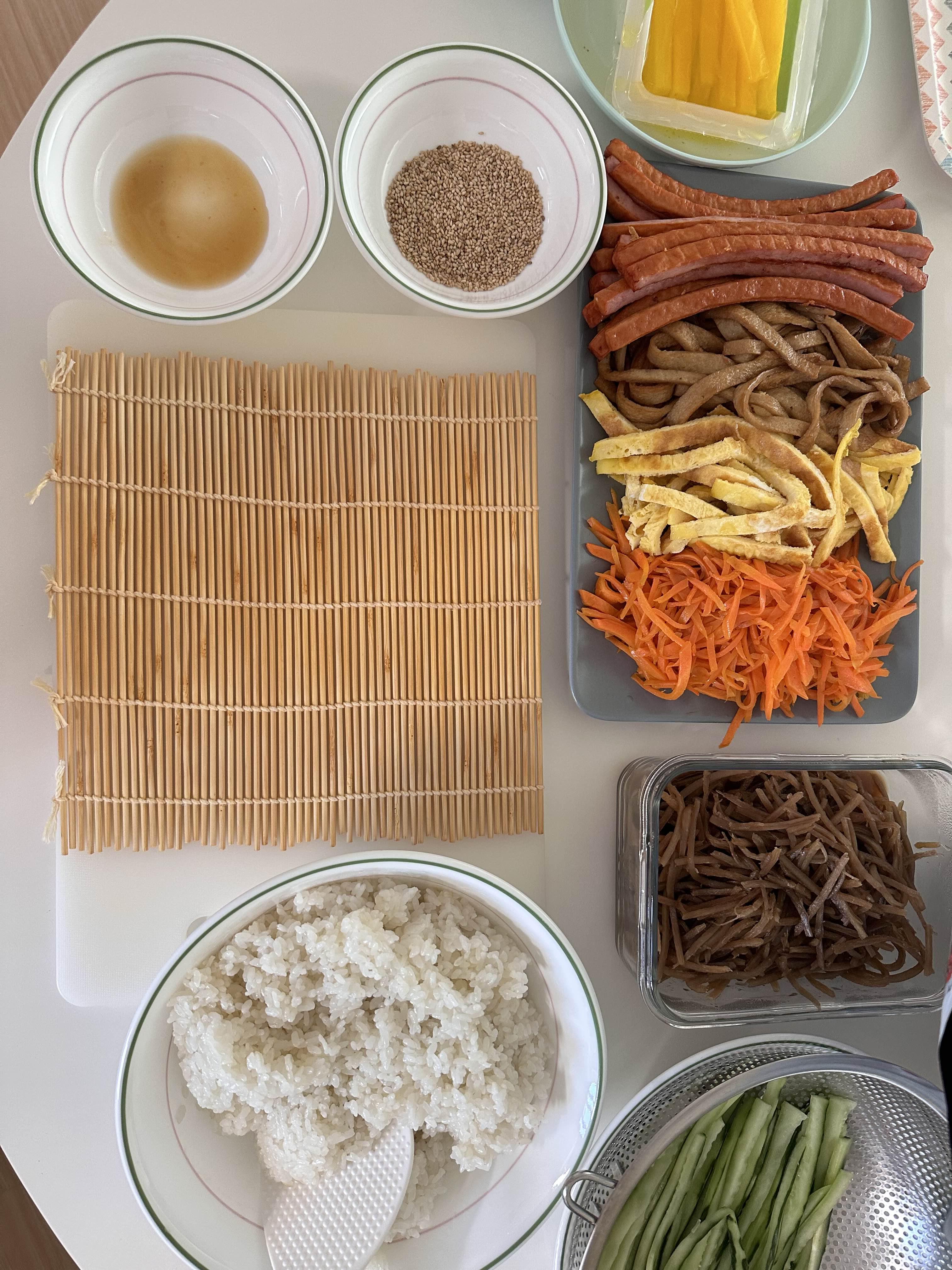 김밥맛있게싸는방법