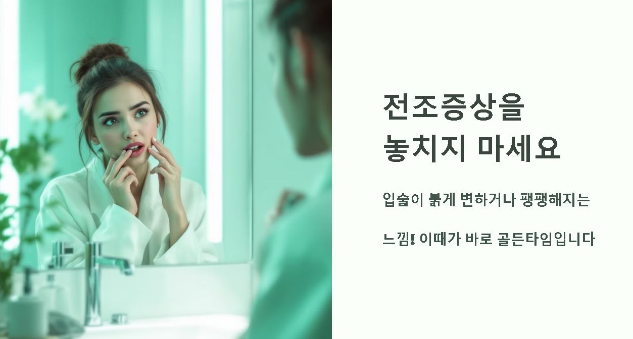 입술 포진 연고 선택팁