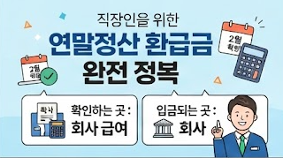 연말정산 환급금 완전정복 문구가 적힌 썸네일