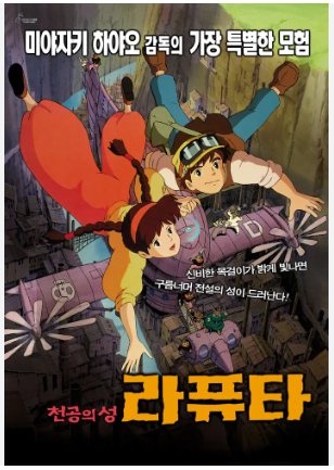 영화 <천공의 성 라퓨타> 포스터