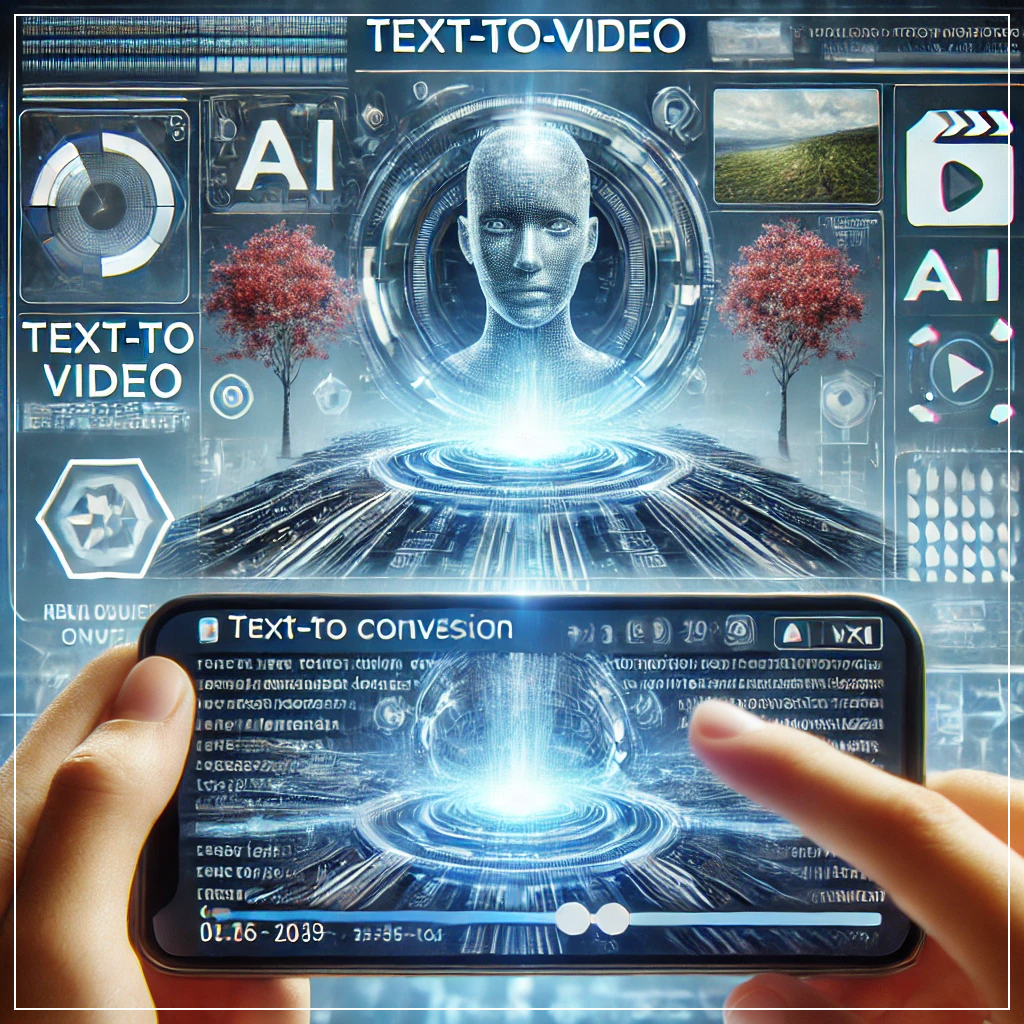 AI가 텍스트 입력을 분석하여 실시간으로 고품질 영상을 생성하는 인터페이스