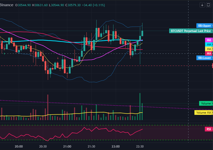 비트코인 아래꼬리·반전 해머 또는 역해머 차트