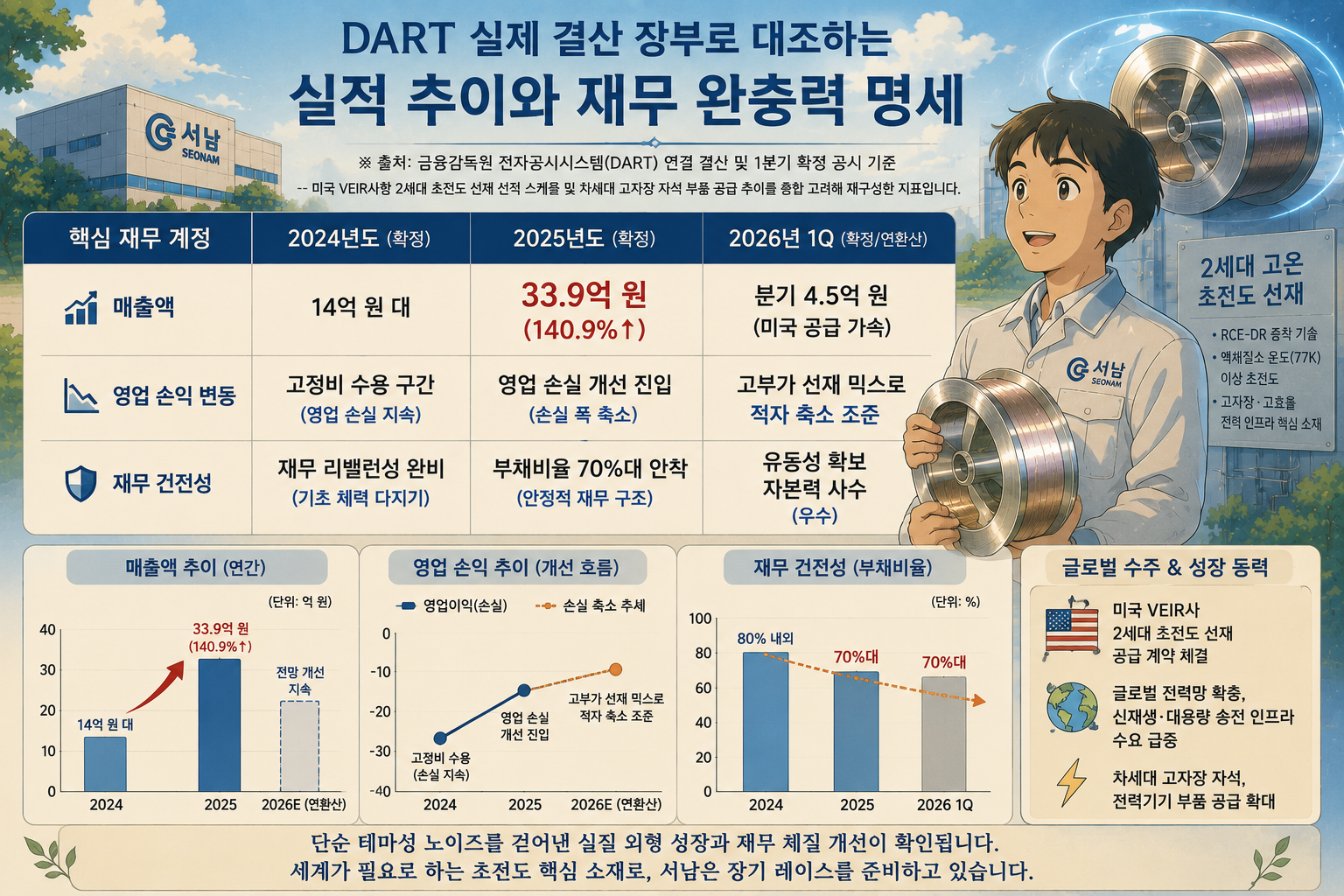 서남 실적 추이와 재무 완충력 분석