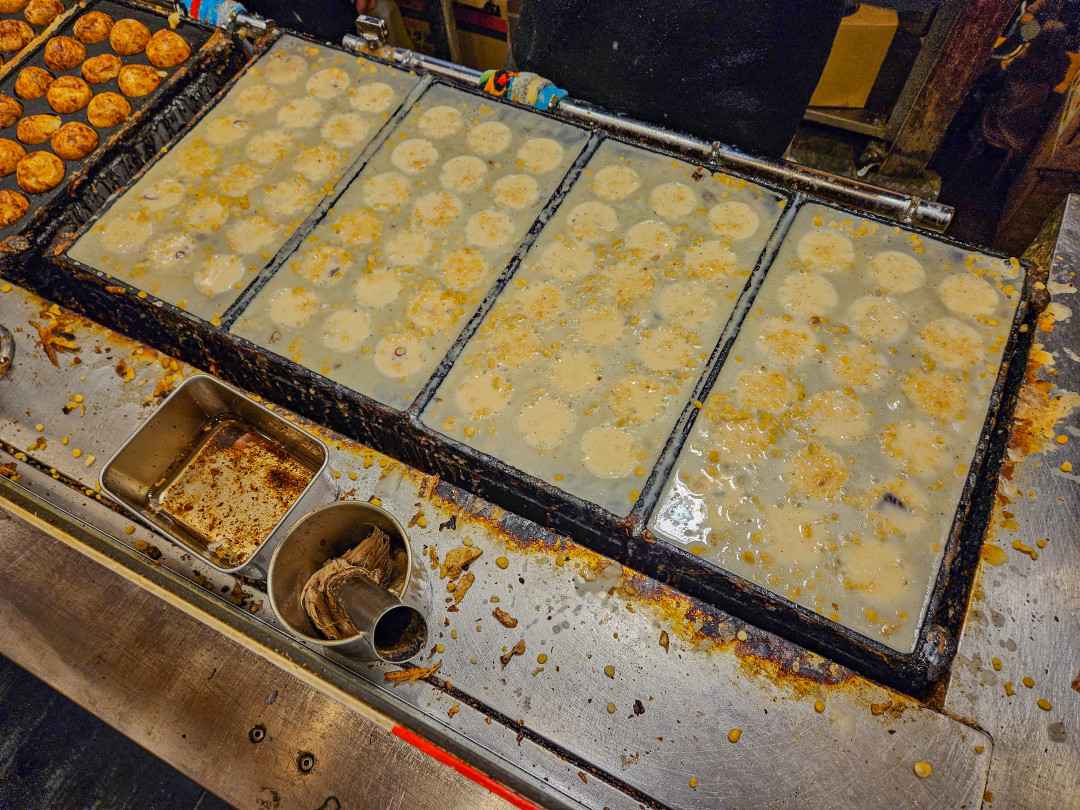 오사카 도톤보리 앗치치 혼포 타코야끼