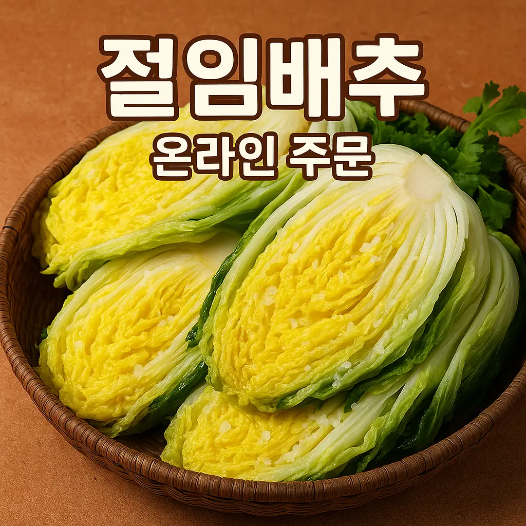 절임배추 온라인 주문｜2025년 김장철, 실패 없는 스마트 쇼핑 가이드