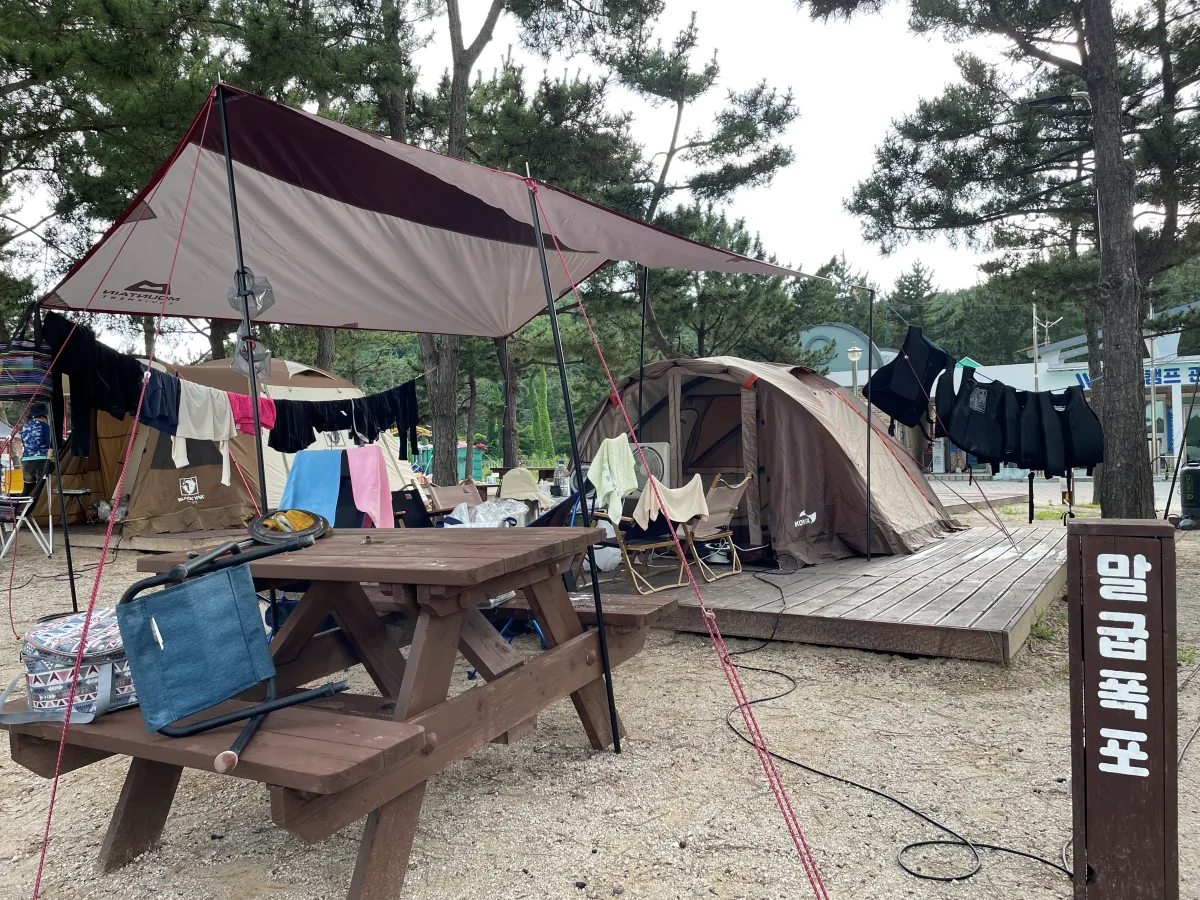 강원도-고성-물놀이하며-캠핑할-수-있는곳-|봉수대야영장-원더캠프-캠핑장