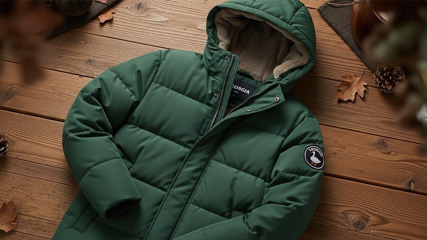 지오지아 남성 구스다운 패딩 코트