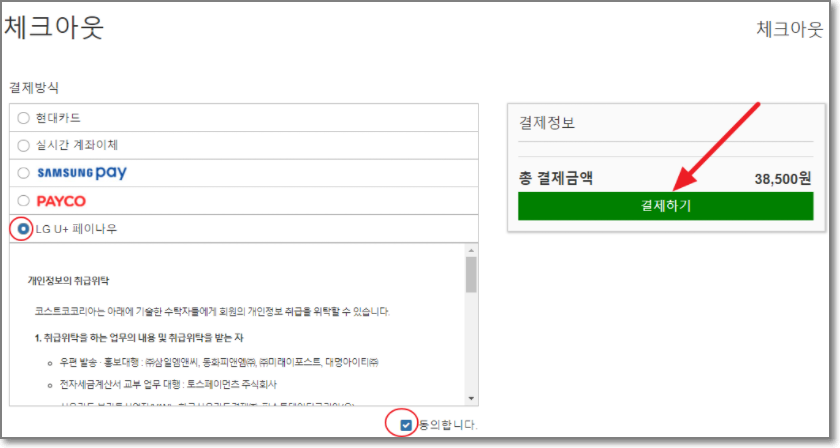 페이나우-결제하기