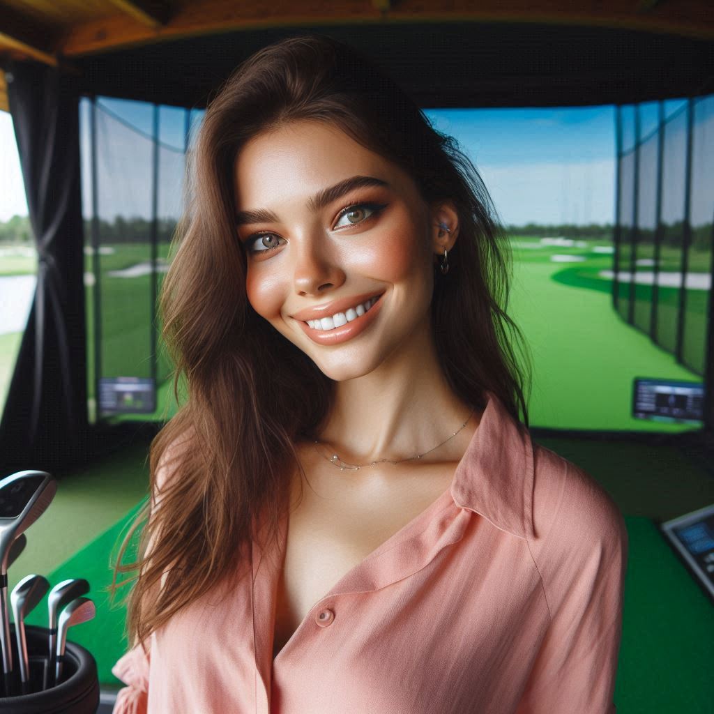 실내골프연습장 배경