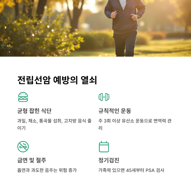 전립선암 예방 방법