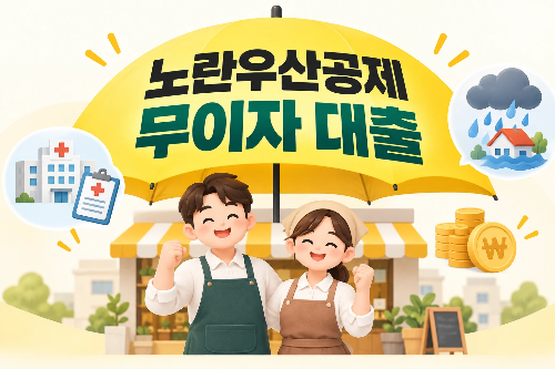 노란우산공제 무이자 대출 제도, 의료&middot;재해 상황에서 이용하는 방법