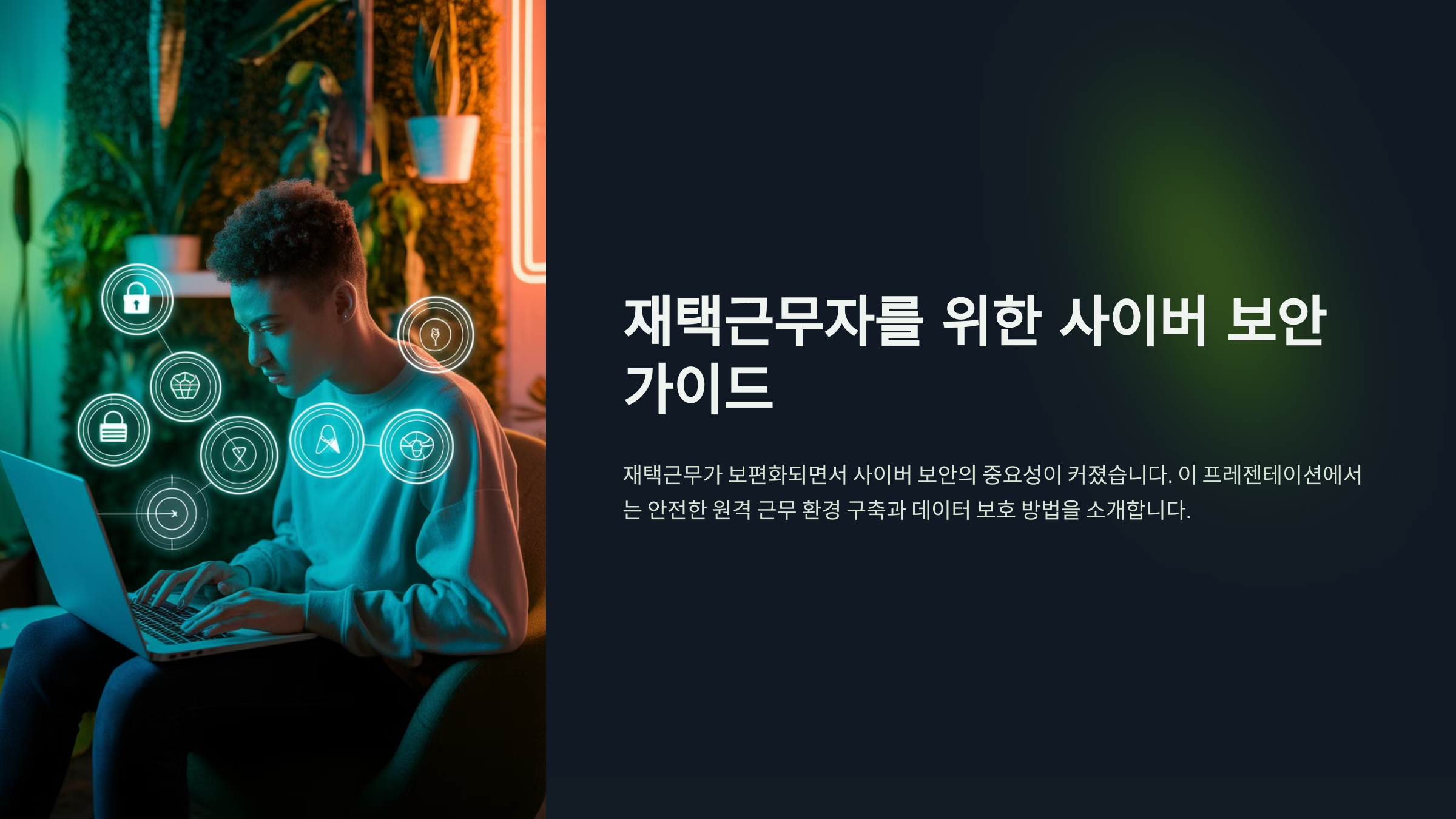 재택근무자를 위한 사이버 보안 팁