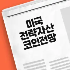 미국 전략자산 코인 종류
