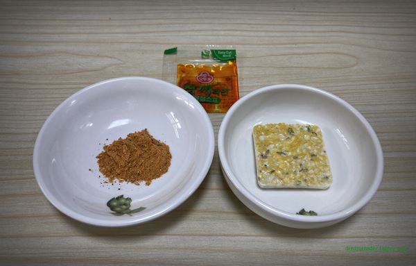 오뚜기 참깨라면 라면 2022년 7월 스프