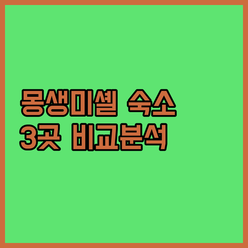 몽생미셸 여행 계획 중이신가요? 숙소