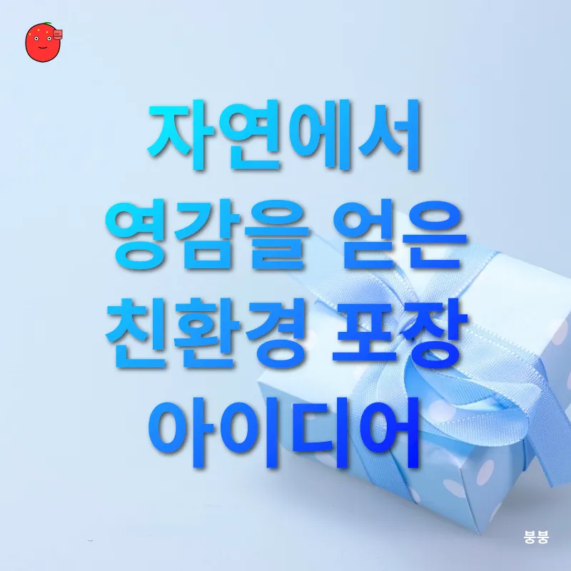 친환경 크리스마스 선물 포장_2