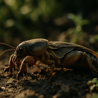 땅속의 두더지, 땅강아지의 모든 것