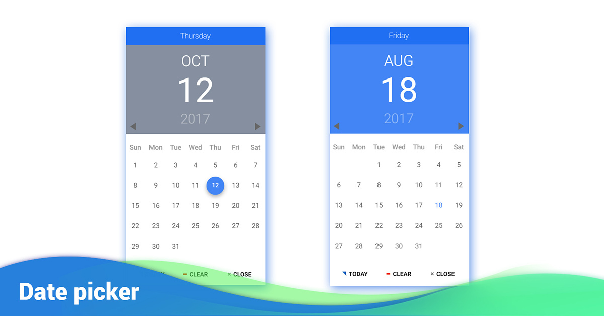 Date-picker-부트스트랩-bootstrap