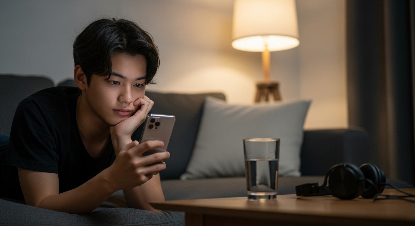 스마트폰 사용 습관 바로잡기 - 청소년 시력 보호법 + 눈 피로 체크리스트