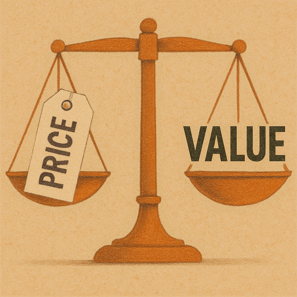가격 가치 이미지