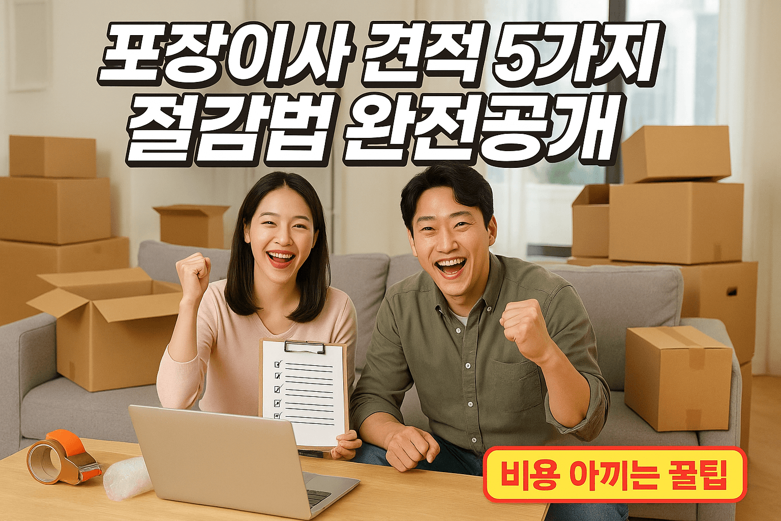 포장이사 견적 5가지 절감법 완전공개