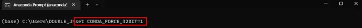 anaconda-prompt-32bit-set