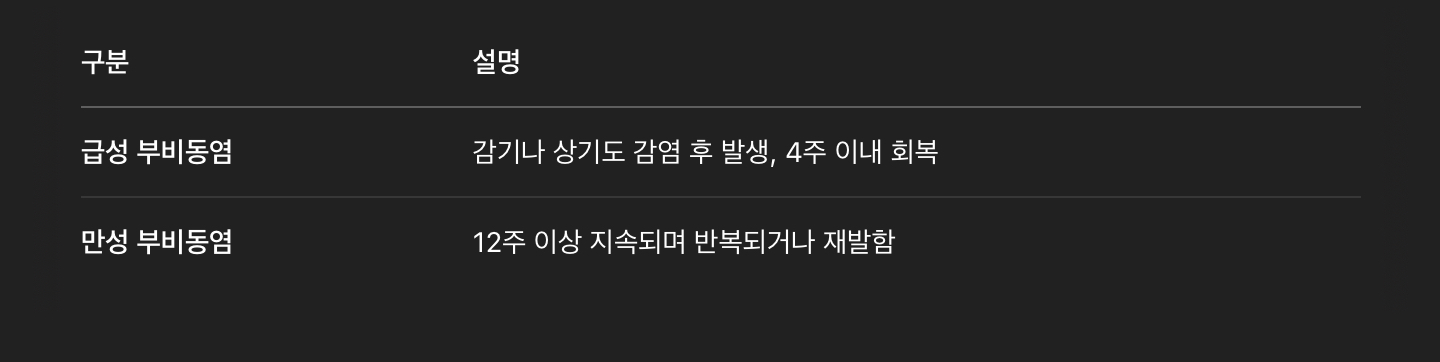 부비동염(축농증)이란