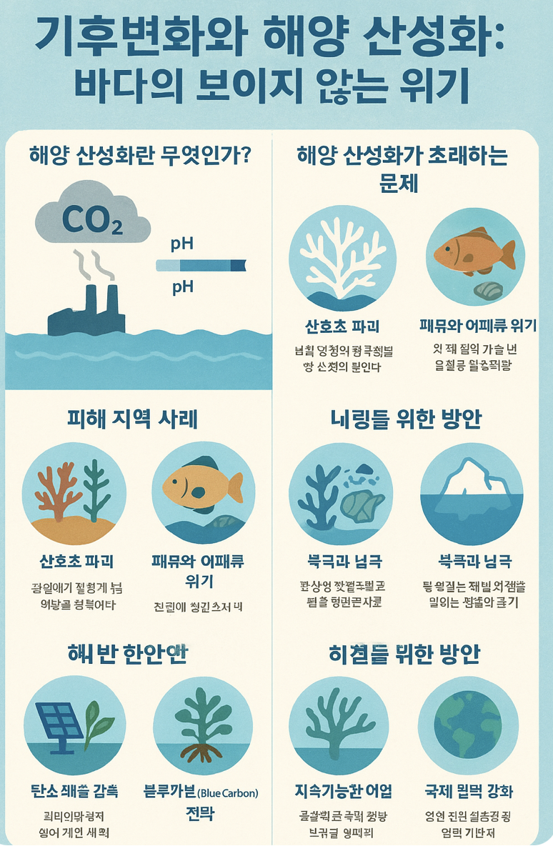 기후변화와 해양 산성화: 바다의 보이지 않는 위기