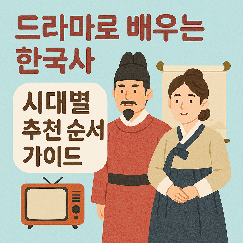 드라마로 역사 공부하기 - “연표 대신 인물의 삶으로 기억하라”