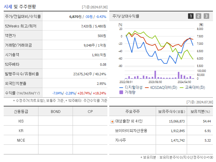 디지털대성_기업개요