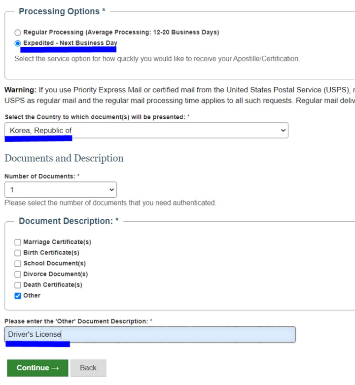 Apostille Certification Information
