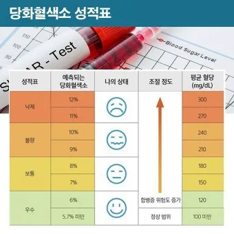 나이별 당화혈색소 수치 목표 기준_15