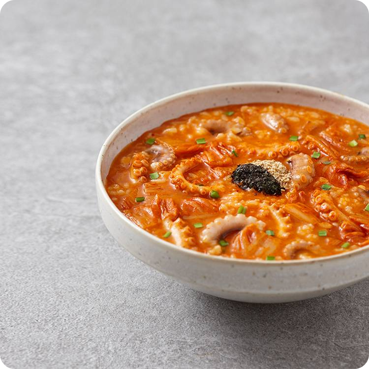 본죽 낙지김치죽