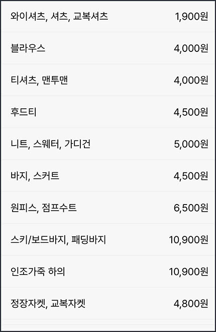 세탁특공대-가격