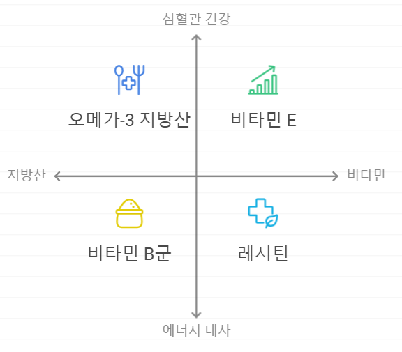 레시틴과 시너지 영양소