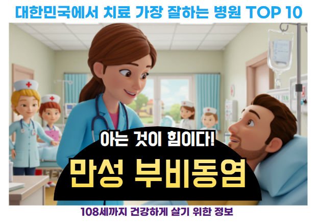 대한민국에서 만성 부비동염 가장 치료 잘하는 병원 TOP10, 질병코드