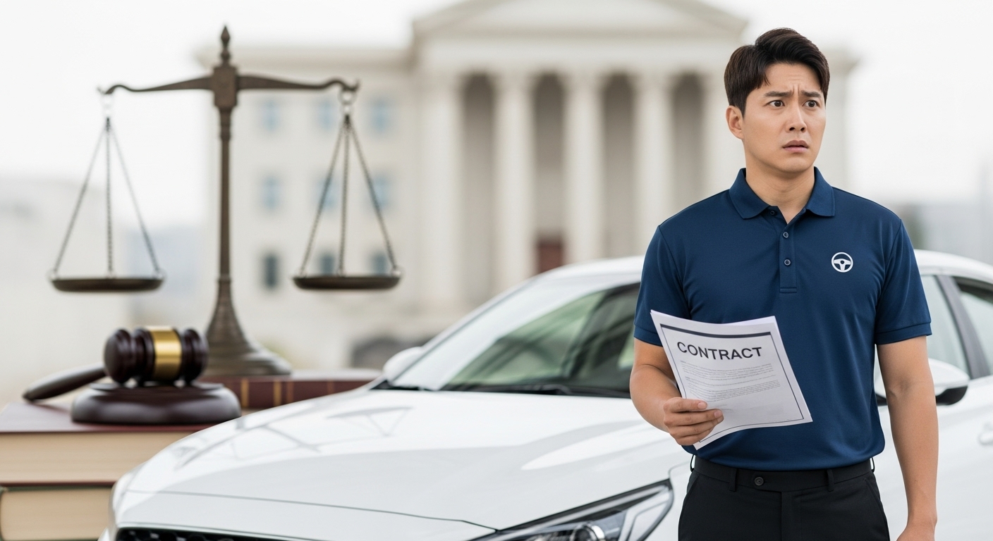 형사고소 절차, 탁송기사 권리