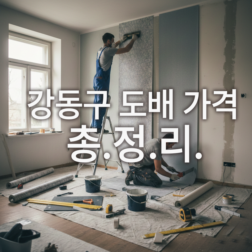 강동구 도배 가격 총정리