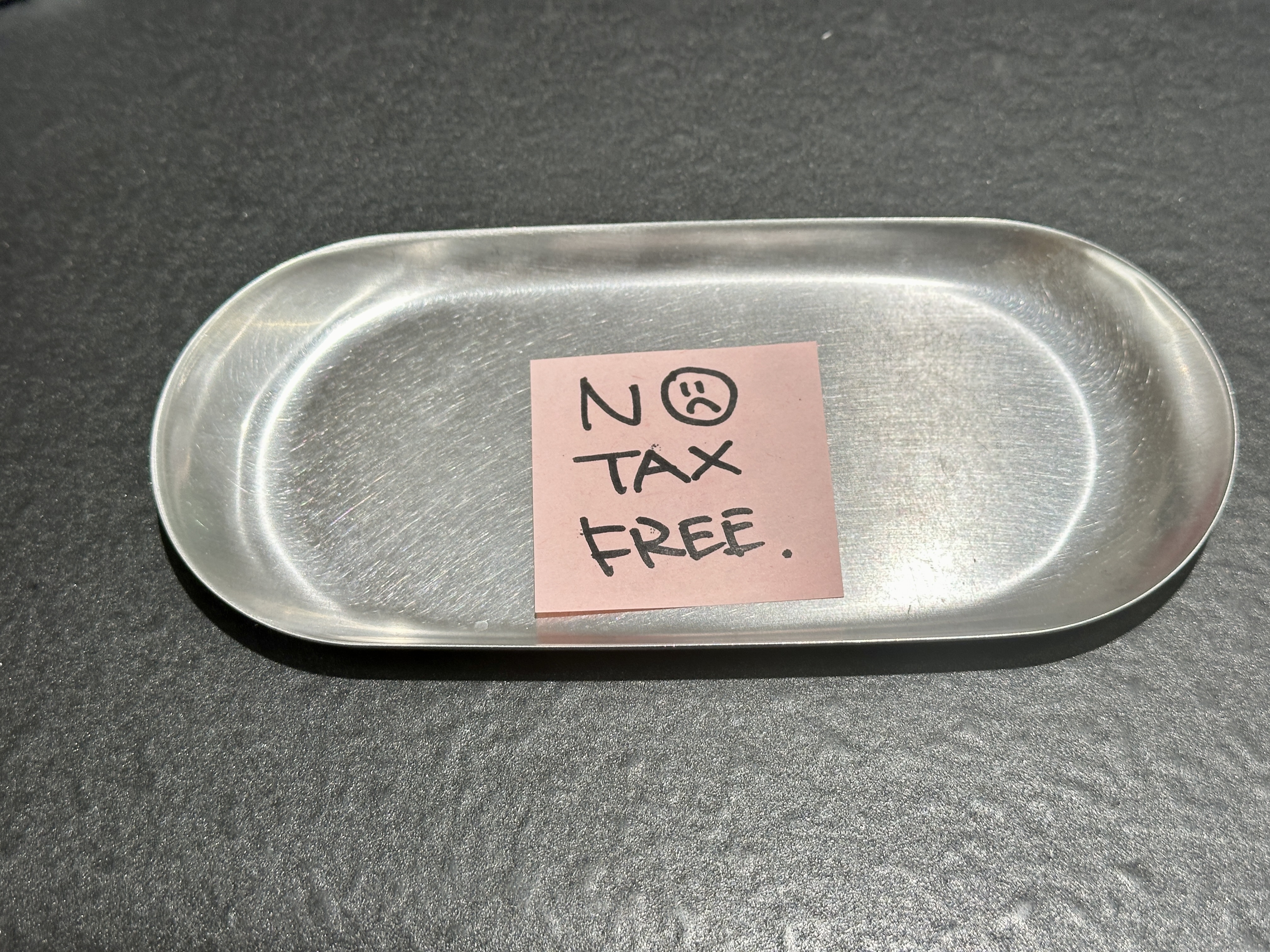 슈프림 No 택스프리