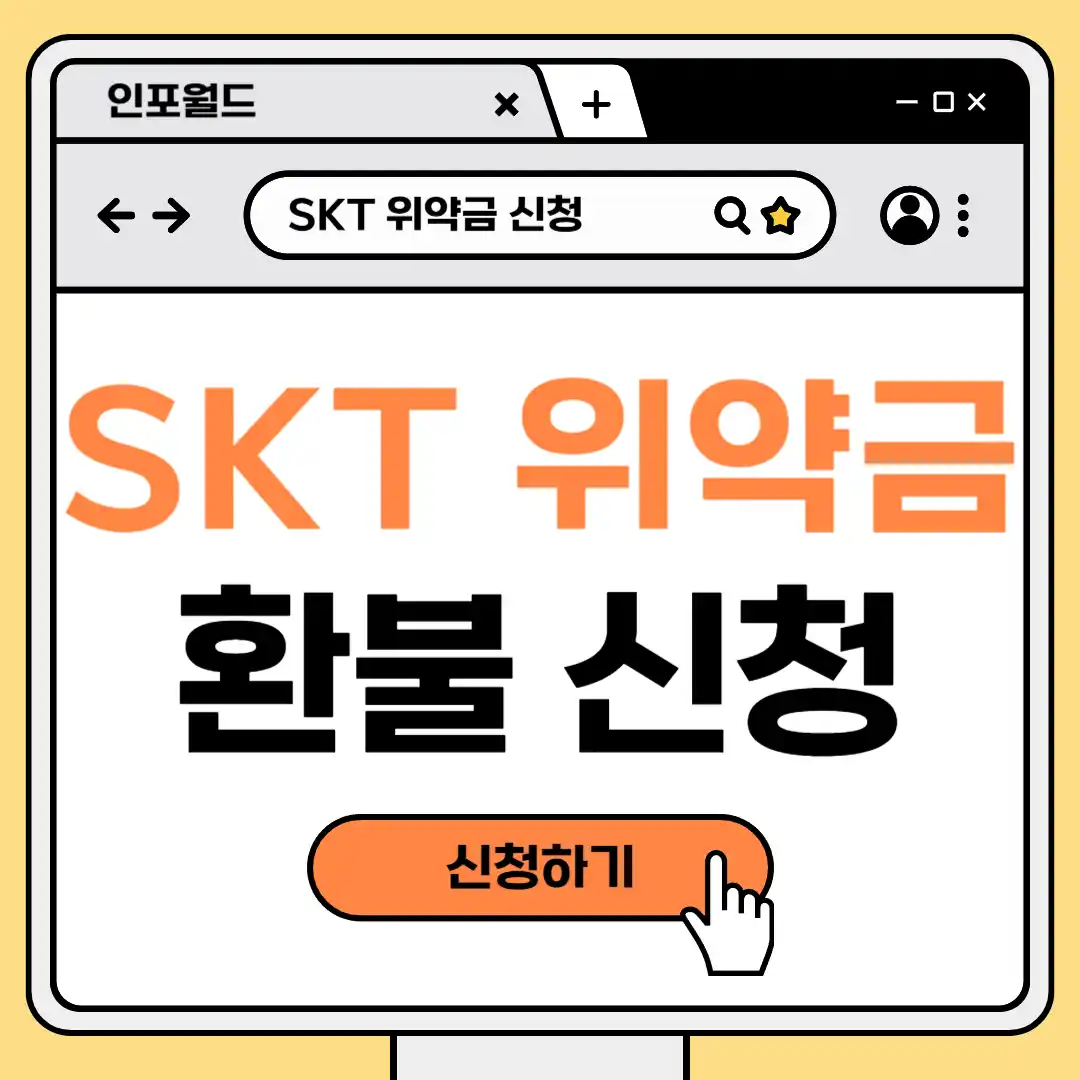SKT 위약금 환불 신청일 환급 신청기간 부터 신청법 온라인 오프라인 신청방법 까지