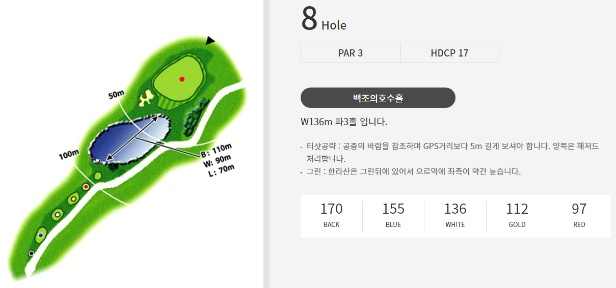 스프링데일 골프앤리조트 데일코스 8