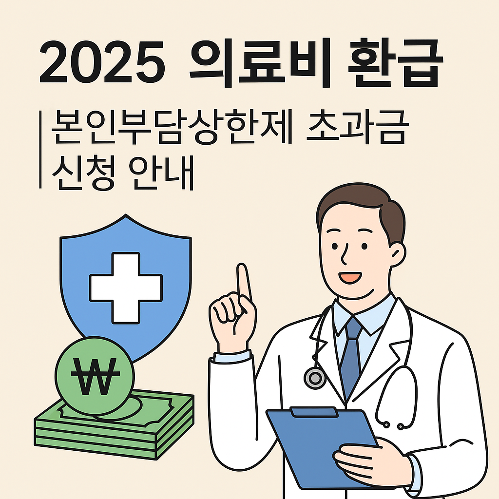 2025 의료비 환급|본인부담상한제 초과금 신청 안내