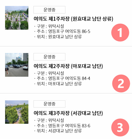 한강 수영장 주차장 정보 2024(뚝섬, 여의도, 잠원, 잠실, 난지, 양화)