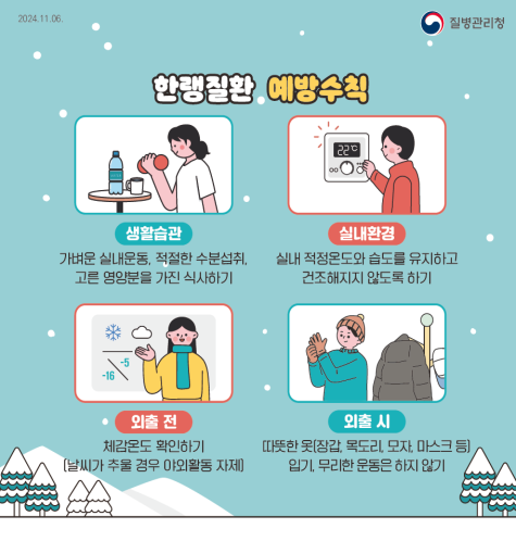 한랭질환 저체온증 동상 동창 응급상황 대처방법 예방수칙