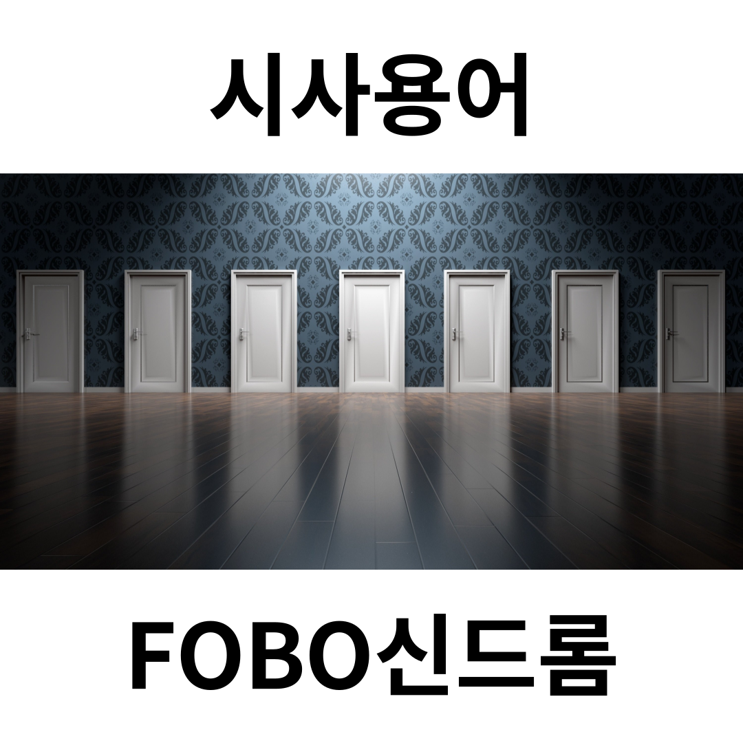 시사 용어-FOBO 신드롬