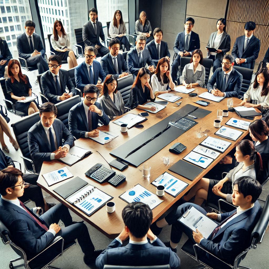 公司股東大會的場景