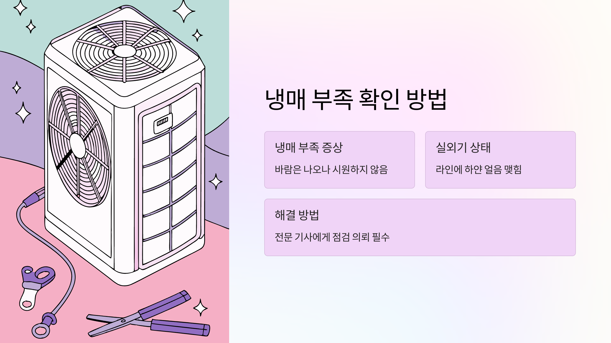 냉매-부족-확인