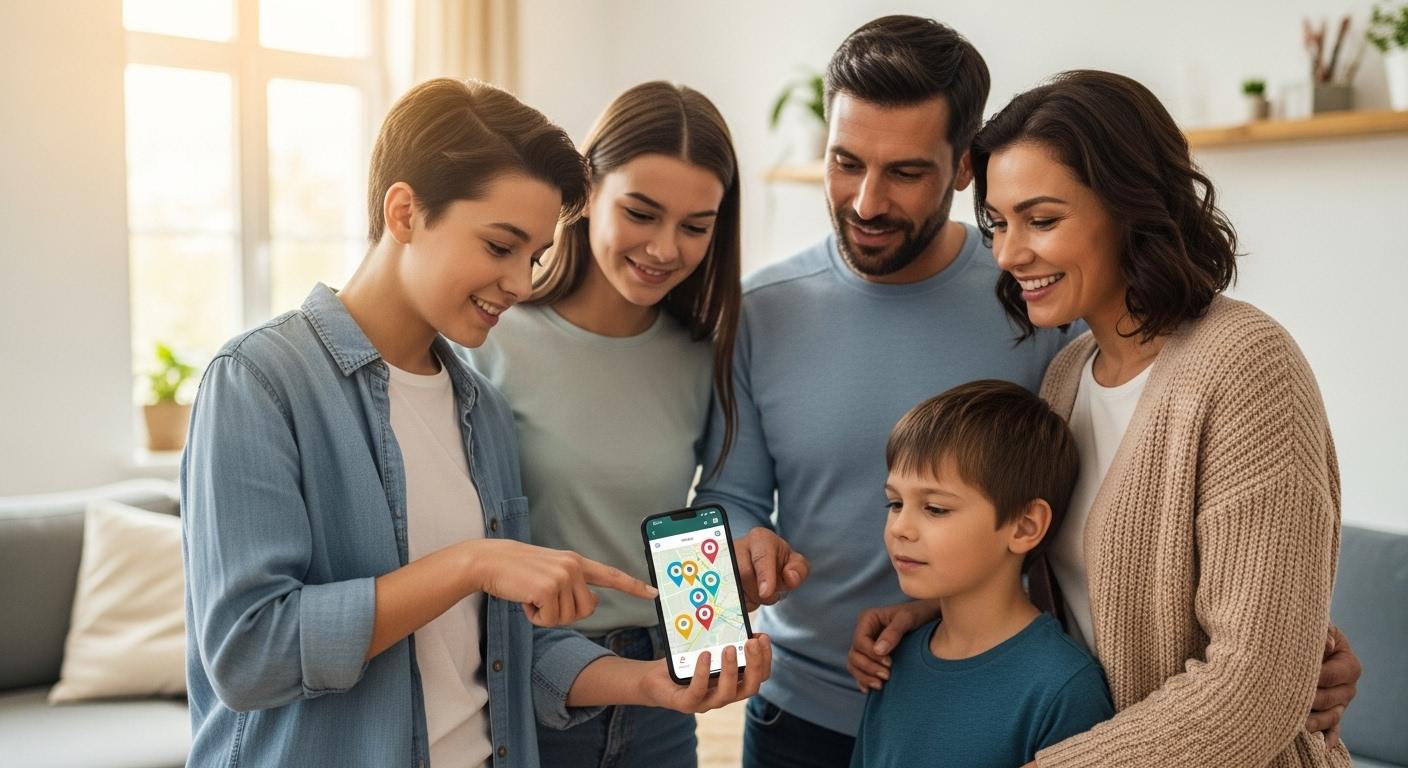 가족 위치추적 서비스